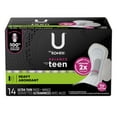 thumbnail image 3 of U by Kotex Ultra Thin Teen Pads with Wings, Extra Absorbency, Unscented, 14 Count, 3 of 9
