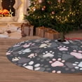 thumbnail image 6 of Pofeuu Colorful Paws Of Dog Print Christmas Tree Skirt, Merry Christmas Skirt Xmas Tree Ornaments for Xmas Holiday Party Decorations-36", 6 of 7