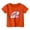 Orange, variant on Girls Shirts Toddler Baby Boys Girls Top Short Sleeve Casual Rugby Football Printed