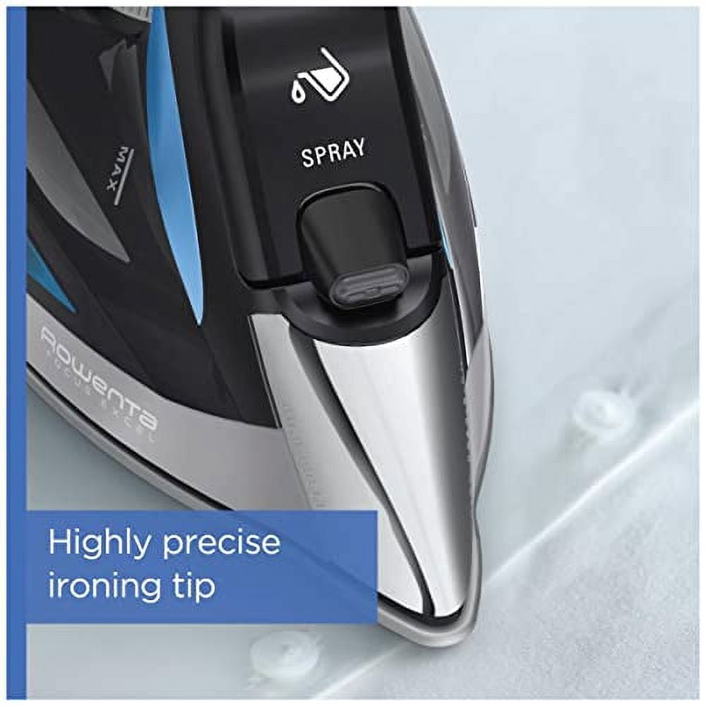 Rowenta DW5360 1750 Watt Focus Xcel Iron with Steam boost, Anti Drip, 400 Hole Sole Plate.