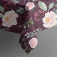 thumbnail image 5 of Pioneer Flower Floral Print Pattern Square Tablecloth,Waterproof Square Table Cover,Wipeable Spillproof Washable Table Cover for Home Kitchen Party Decor 42"X42"(107x107cm), 5 of 6