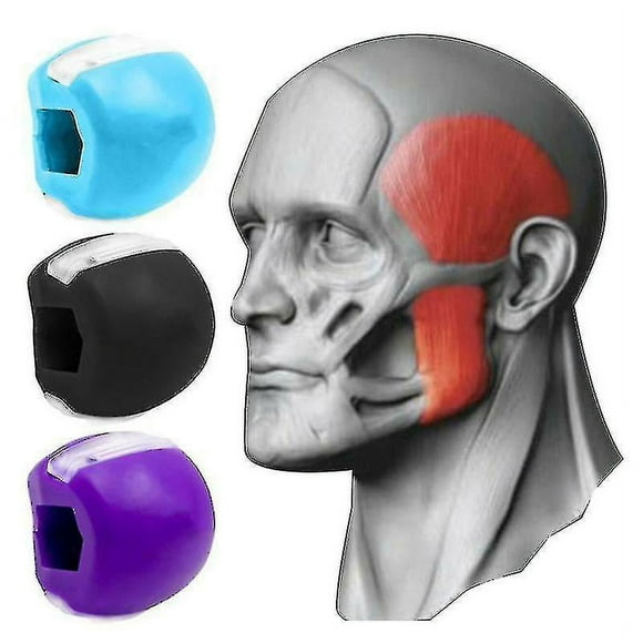 3 Pack Silicone Chew Ball For Facial Muscle Jaw And Neck Muscle Exerciser
