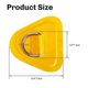thumbnail image 2 of 6pcs D-ring Patch For Inflatable Boat Kayak Dinghy Sup, D-ring Pvc Patch Stand-up Paddleboard Canoe Rafting Black, 2 of 5