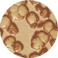 thumbnail image 1 of Ahgly Company Machine Washable Indoor Round Transitional Orange Area Rugs, 8' Round, 1 of 7