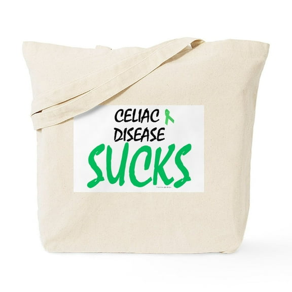 CafePress - Celiac Disease Sucks Tote Bag - Unisex Canvas Tote Bag, Beige, 1-Piece