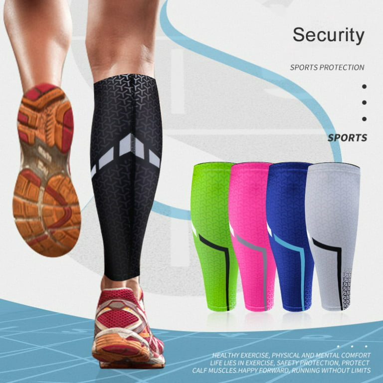 1 Pair Calf Compression Sleeve Leg Compression Sock Calf and Shin Support  Relieve Calf Pain for Men Women Youth for Running, Cycling, Walking Black 