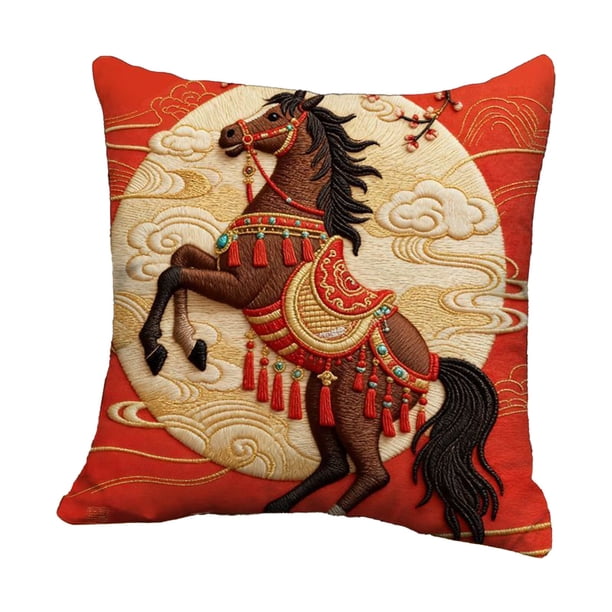 Estándares de Almohada Tamaño Estándar Algodón, 17.7x17.7 Pulgadas Cubiertas de Almohada Decorativas con Tela Suave, Estándares de Almohada con Cremallera Tamaño Estándar, Cremallera Oculta para la De