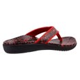 thumbnail image 6 of Spenco Yumi Nuevo Snake Women's Orthotic Thong Sandal, 6 of 7