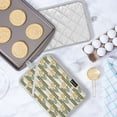 thumbnail image 5 of Yayeee Pot Holders Kitchen Heat Resistant with Pockets 7"x9.8" Cotton Oven Cooking Hot Pads, Olive Green Flowers, 5 of 7