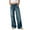 Gray, variant on WTOBBY Women's Retro High-Rise Straight Leg Street Wide-Leg Jeans, Classic Denim Pants Casual Comfort Vintage Style for Everyday Wear,Black L