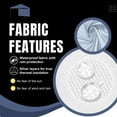 thumbnail image 4 of Sunshade Sidewall with Mesh Window for 10x10   Canopy - Navy with Silver Coating, 4 of 8