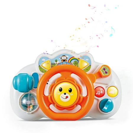 Jouet De Volant Pour Enfant En Bas Age Jouet De Conduite Drole Jouet Prescolaire Avec Son Et Lumiere Walmart Canada