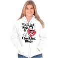 thumbnail image 4 of Betty Boop Funny Dogs and Blogs Cute Zip Hoodie Sweatshirt Women Brisco Brands M, 4 of 6