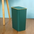 thumbnail image 6 of Tgbvmt Bathroom Trash Can Small Garbage Bin Plastic Flip Lid Press Lid Wastebasket Toilet Office Bedroom Living Room Narrow Space Durable Odor-Lock Practical Home Trash Container, 6 of 6