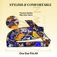 thumbnail image 5 of Art Silky Design Durag - Silky 360 Wave Du Rag with Long Tails and Quadruple Stitching - Smooth Silk Fabric for Comfort and Compression (Mamba 24), 5 of 7