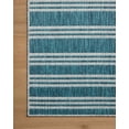 thumbnail image 6 of Indoor Outdoor Rug 8x10, Reversible, Loloi Easton Teal / Fog (7'10" x 10'), 6 of 7