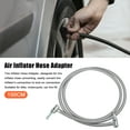 thumbnail image 2 of Unique Bargains 150cm Car Tire Inflator Extension Hose with Undeflatable Chuck Lock Air Pump Tire Valve Connection Pipe, 2 of 6