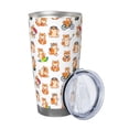 thumbnail image 2 of Salouo Kawaii Shiba Dog Print 20oz Tumbler with Lid,Stainless Steel Vacuum Insulated Tumbler Durable Insulated Coffee Mug Thermal Cup with Splash Proof Sliding Lid-Without Straw, 2 of 8