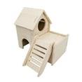 thumbnail image 3 of Hamster House Exercise Toy Small Nesting Villa for Guinea Pig Mouse Hedgehog 15.5cmx15cmx14cm, 3 of 8