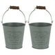 thumbnail image 2 of Decorative Flower Vase Metal Vase Iron Vase For Home Decoration Grey 10x10x10cm Storage 2Pcs, 2 of 3