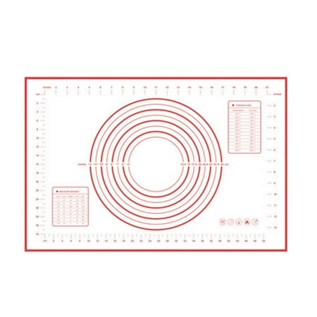 

Hazel Tech Baking Flour Pad with Graduated Silicone Flour Pad Baking Kneading Pad Soft High Temperature Resistant Flour Pad