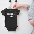 thumbnail image 5 of Virginia Funny Pun Tourist Souvenir Romper Boys or Girls Infant Baby Brisco Brands NB, 5 of 6