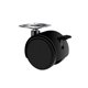 thumbnail image 1 of Ruedas para muebles, 8 piezas de ruedas giratorias de nailon con freno, universales que no dejan marcas, 1 of 4