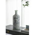thumbnail image 4 of A&B Home White Glass Vase with Black Swirl 5.9" x 5.9" x 15.6", 4 of 7