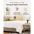 thumbnail image 3 of Sábana bajera ajustable Good Sleep, ropa de cama doble XL, 1000 hilos, algodón egipcio, 3 of 7
