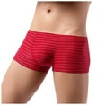 thumbnail image 6 of Posijego Men's Underwear Striped Boxer Briefs Comfortable Stretchy Breathable Underpants for Men, 6 of 7