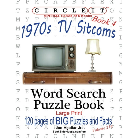 Circle It, 1970s Sitcoms Facts, Book 4, Word Search, Puzzle Book, (Paperback)
