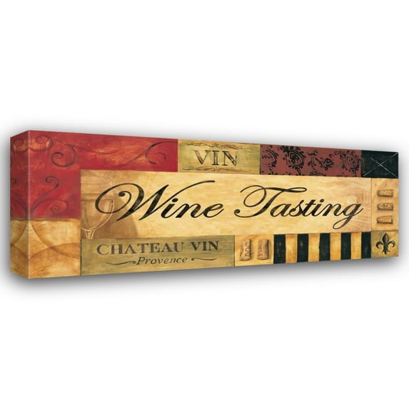 Gregory Gorham 18x10 Gallery Wrapped Canvas Wall Art Titled - Wine Tasting