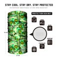 thumbnail image 2 of Green Skulls Neck Gaiter, 2 of 6