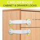 thumbnail image 4 of Paquete de 5 cerraduras para puerta de refrigerador, cerraduras de seguridad para niños para mini refrigerador, cerraduras para gabinetes a prueba de niños, F, 4 of 5