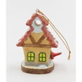 thumbnail image 3 of Ceramic Cardinal Bird Ornament 3.25" Light Cover Birdhouse Gift, 3 of 3