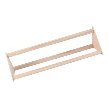 TABLZONE Natural Wood Parrot Standing Rack Khaki for Birds Training and Fun