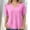 Clear, variant on Women's Plus Size Elegant Casual Cropped Top Green XXXL