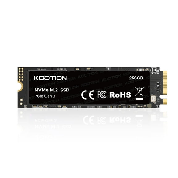 KOOTION 256GB NVMe M.2 Internal Solid State Drive PCle 3.0 TLC NVMe M.2 2280 SSD