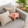 thumbnail image 4 of OKKVV Pig Stuffed Plush Toy,Animal Soft Pillow Doll,Cute Standing Plush Figure for kids adults home bedroom table decor,9.84in x5.12in, 4 of 7