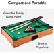 thumbnail image 4 of Juego de billar en miniatura de 20 pulgadas con tablero de mesa, 4 of 7