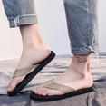 thumbnail image 5 of Men Shoes Fashion Beach Flip Flops Flat Toe Sandwich Beach Flip Flops For Men Men's Flip Flops Size 14 Wide Flip Flops for Men Comfort Barefoot Flip Flops Size 6 Flip Flops for Men under 20 Soft Flip, 5 of 9