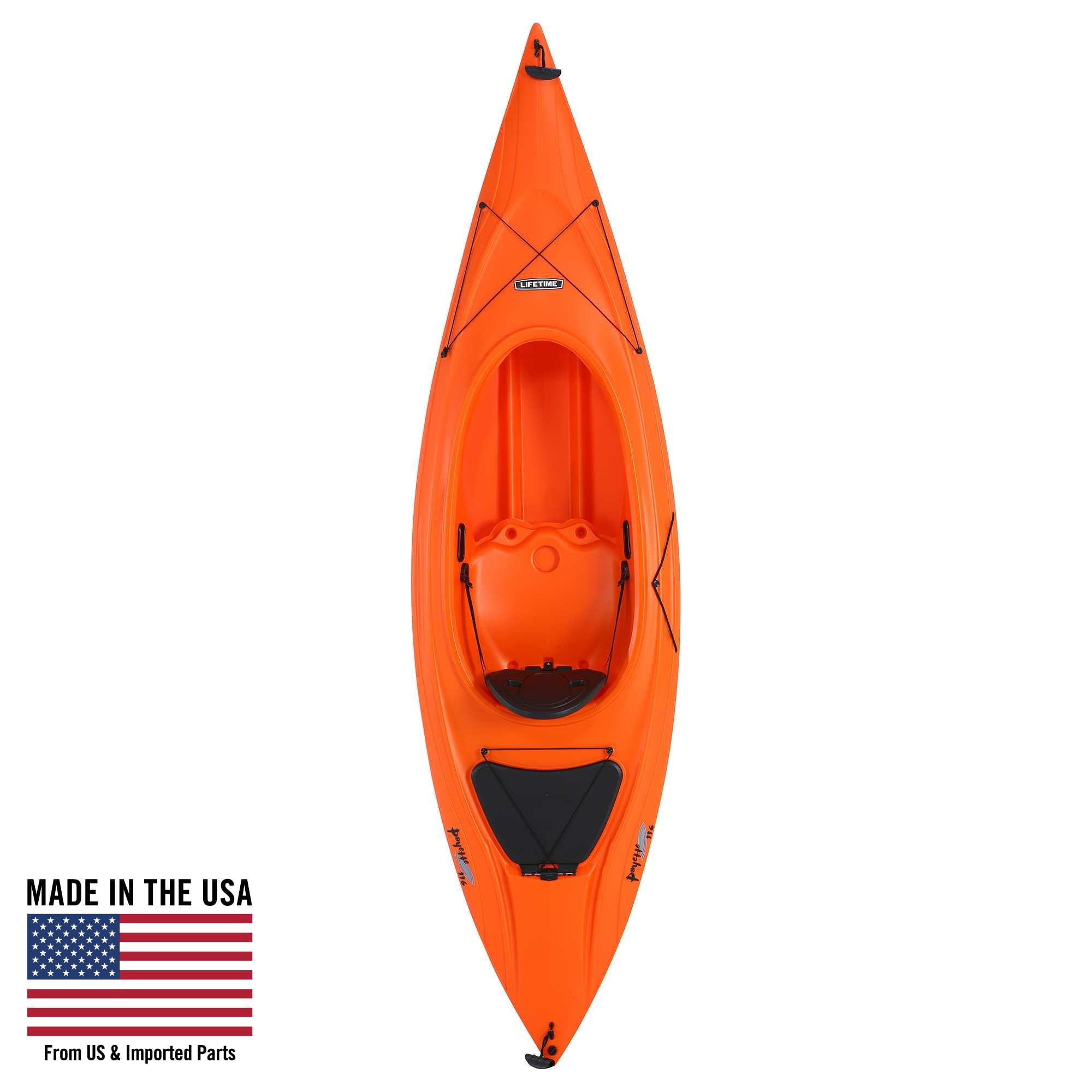 Orange 9 Feet 8 Inch Lifetime Payette Sit Inside Kayak