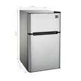 thumbnail image 5 of RCA 3.2 Cu. Ft. Two Door Compact Refrigerator with Freezer RFR834, Stainless Steel, 5 of 5