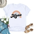 thumbnail image 2 of EQWLJWE Mama Shirt Women Funny Rainbow Shirts Mothers Day T Shirt Funny Graphic Casual Print Tee Tops, 2 of 5