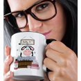 thumbnail image 2 of 3drose, Cute Black and White Cow in a Bathtub, 15oz Two-tone Black Mug, 2 of 6