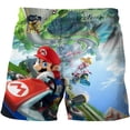 thumbnail image 1 of Pantalones cortos 3D Super Mario para niños, novedad de verano, pantalones cortos de baño de playa de secado rápido, pantalones cortos Harajuku para niños, pantalones cortos de playa 2023 New130 heqiyong CONDUJO, 1 of 2