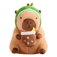 thumbnail image 3 of Muñeco de peluche de , realista, decoración del hogar, animal de peluche de lindo coleccionable para adultos y niños Aguacates Hugo Muñeco de peluche Carpincho, 3 of 9