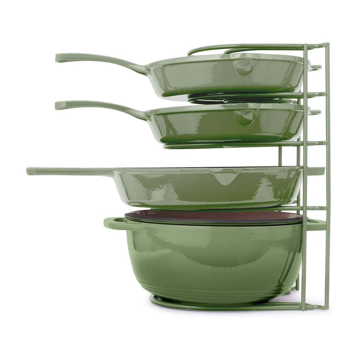 Cuisinel Heavy Duty Pan Organizer - Extra Large 5 Tier Rack