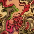 thumbnail image 1 of Ahgly Tapis d'Intérieur Lavable en Machine Carré Rouge Safran, 4 Pieds Carré, 1 of 7