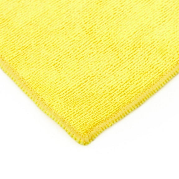 The Rag Company 51616-TERRY-YEL 16x16 All-Purpose Microfiber Towel Yellow QTY 1